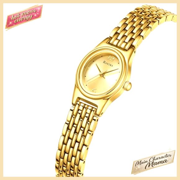 Petite Retro Women\'s Watch Japanese Quartz Movement Water Resistant Stainless main image 5